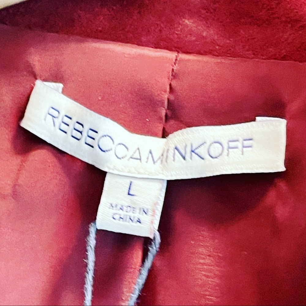 Rebecca Minkoff Suede Moto Jacket - Picture 14 of 16